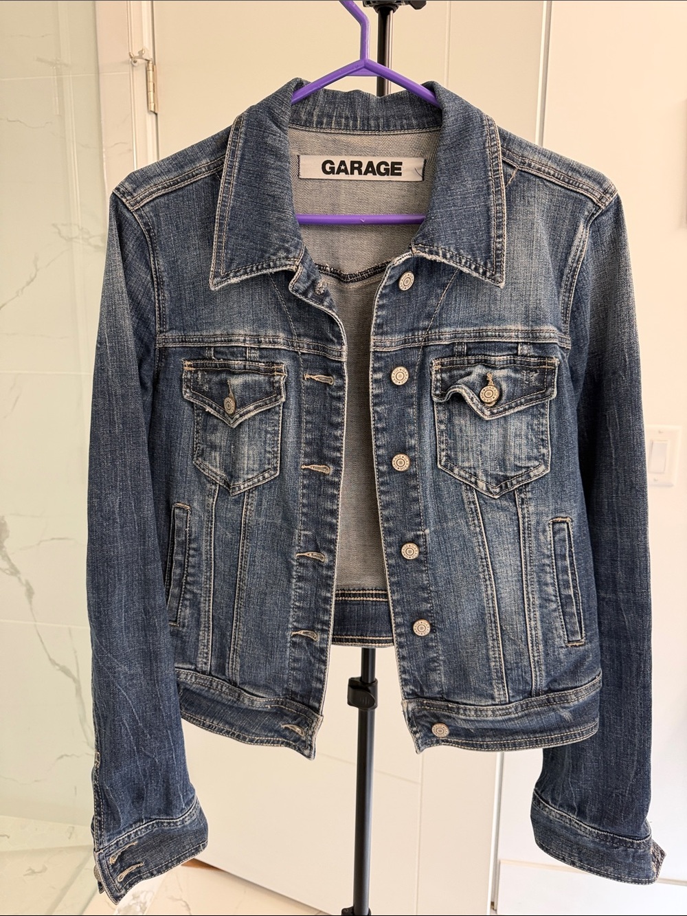 Garage Women's Blue Denim Jacket 18”pp